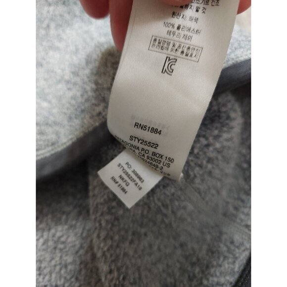 Patagonia Better Sweater 1/4 Zip Fleece Mens Medium - Picture 9 of 10